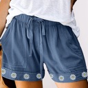  Daisy Daydream Drawstring Shorts | S-XL