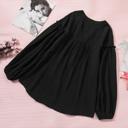  MY DREAM LIFE | Balloon Sleeve Crinkled Top