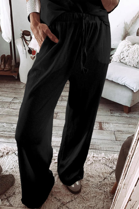 MY DREAM LIFE | Textured Long Sleeve Tops and Pants Lounge Set | S-XXL