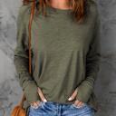Small Green Thumbhole Cozy Top