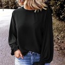  MY DREAM LIFE |Ruffle Bubble Sleeve Top | S-2XL