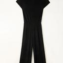  Ribbed Short Sleeve Wide Leg Jumpsuit Loungewear | S-XXL