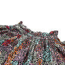  Vibrant Floral Tie V-Neck Blouse | Free Shipping