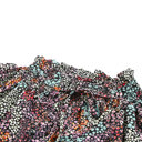  Vibrant Floral Tie V-Neck Blouse | Free Shipping