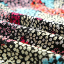  Vibrant Floral Tie V-Neck Blouse | Free Shipping