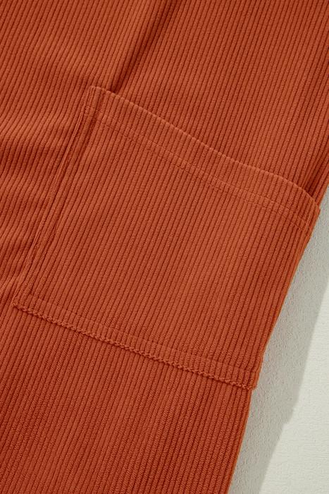 MY DREAM LIFE | Front Pockets Corduroy Overall Dress
