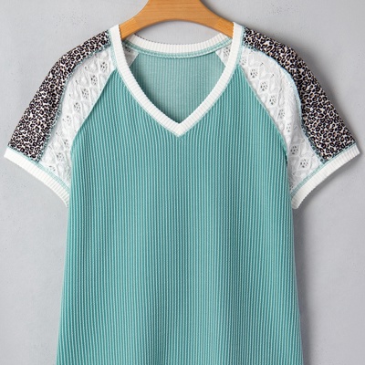 Color Block Lace Leopard Patchwork Twisted Ribbed | S-XL