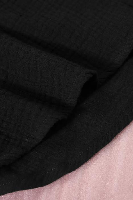 MY DREAM LIFE | Balloon Sleeve Crinkled Top