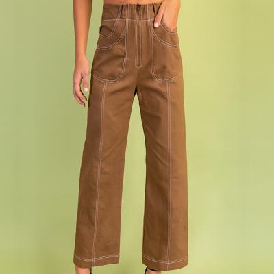 MY DREAM LIFE | Ankle Cropped Exposed Zipper Jeans Like Pants