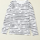  Retro Striped Casual Long Sleeve Top | Free Shipping