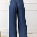  Side Pockets High Waist Wide Leg Lightweight Jeans Pants | S-XXL
