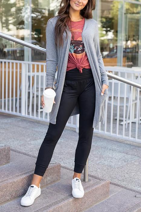 High Waist Pleated Leggings Pants With Pockets | S-XL | Free Shipping