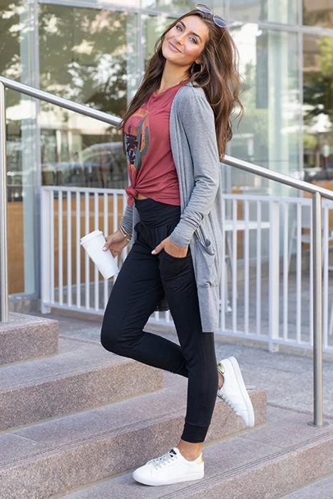 High Waist Pleated Leggings Pants With Pockets | S-XL | Free Shipping