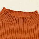  Pocket Ribbed Knit Short Sleeve Sweater | S-XL