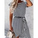 Small Black MY DREAM LIFE | Wrapped Hemline Dress | S-XL