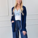  Waffle Pocket Cardigan Sweater | S-XL