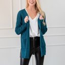  Waffle Pocket Cardigan Sweater | S-XL