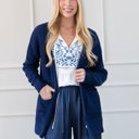  Waffle Pocket Cardigan Sweater | S-XL
