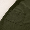  Front Pockets Corduroy Overall Dress