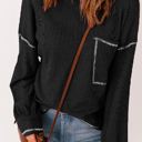  Contrast Stitching Trim Pullover | Free Shipping