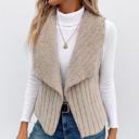  MY DREAM LIFE | Collared Open-Front Teddy Vest | S-XL