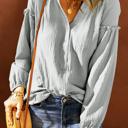  MY DREAM LIFE | Balloon Sleeve Crinkled Top