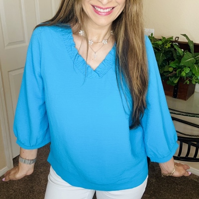 The Effortless Frill Blouse | S-XL