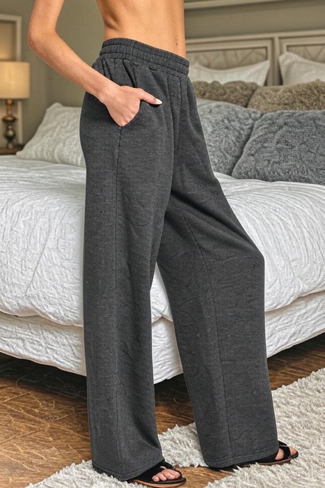 MY DREAM LIFE | Cozy Fleece Sweatpants With Pocket | S-L