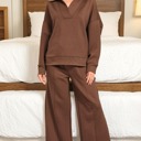  MY DREAM LIFE | Cozy Scuba Collared Pullover & Pants Set
