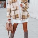  MY DREAM LIFE | Plaid Teddy Jacket | S-2XL