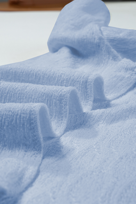 Spring Whisper Textured Puff Sleeve Blouse | S-2XL