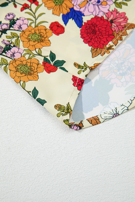 MY DREAM LIFE | Shoulder Charm Ruffle Floral Blouse | S-XL