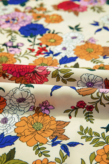 MY DREAM LIFE | Shoulder Charm Ruffle Floral Blouse | S-XL