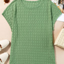  Color Textured Batwing Sleeve Top | S-XL