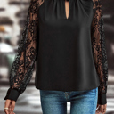  Dreamy Floral Lace Sleeve Blouse | S-XL