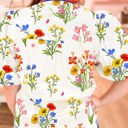 Sweet Petals Contrast Blouse | S-XL