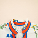  Sweet Petals Contrast Blouse | S-XL