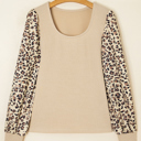  Leopard Touch Patchwork Top | S-XL