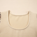  Leopard Touch Patchwork Top | S-XL
