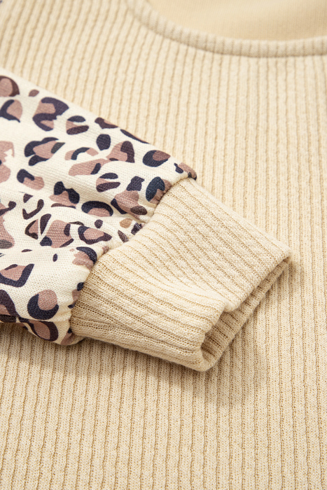 Leopard Touch Patchwork Top | S-XL