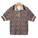  Safari Chic Zip-Front Patchwork Top | S-XL