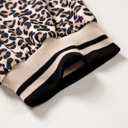  Safari Chic Zip-Front Patchwork Top | S-XL