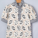  Patchwork Petals Button Top | S-XL