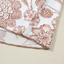  Thumbhole Long Sleeve Floral Print Mesh Top | S-XL