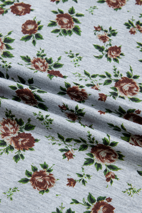 Gorgeous Retro Garden Denim Patchwork Buttoned Collar | S-XL