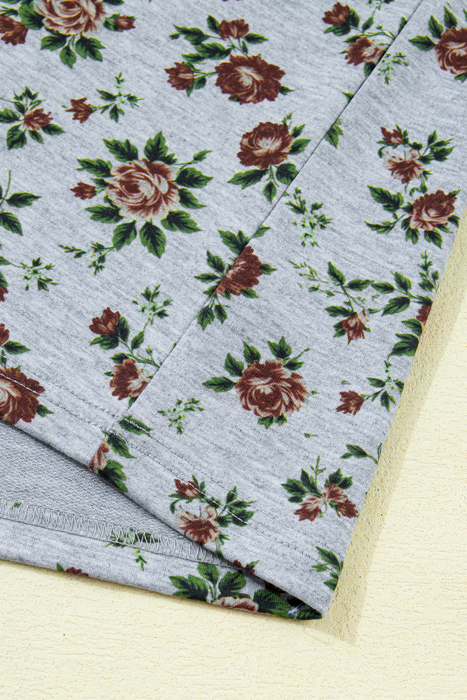 Gorgeous Retro Garden Denim Patchwork Buttoned Collar | S-XL