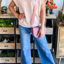  Sunny Day Collared Ribbed Pocket Top | S-XL