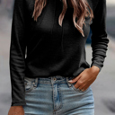 Small Black Everyday Seam & Style Long Sleeve | S-2XL