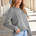  MY DREAM LIFE | All-Day Seam Detail Long Sleeve Top | S-2XL