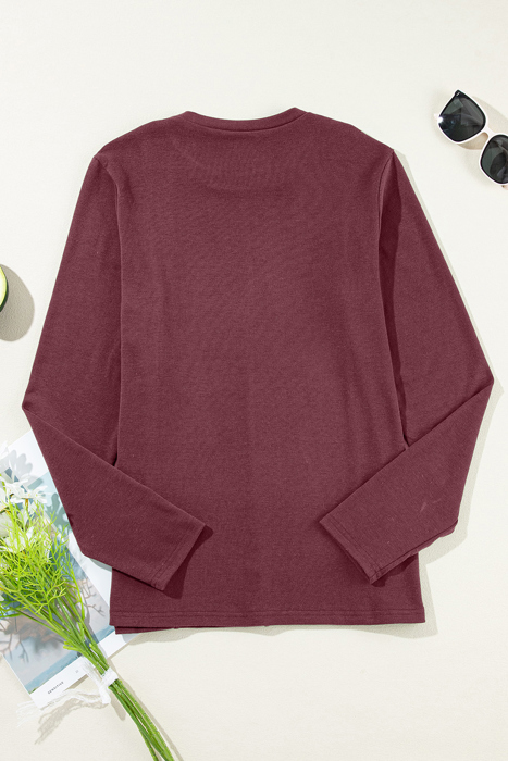 MY DREAM LIFE | All-Day Seam Detail Long Sleeve Top | S-2XL